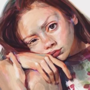 ProcreateProcreate炳希颜料/湿炳希颜料笔刷作画示例