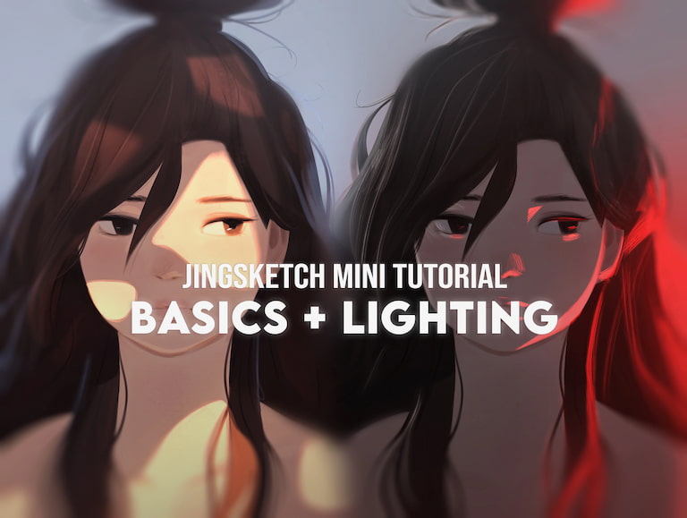 Jingsketch基础和灯光教学-Procreate