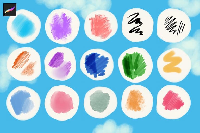 Mels Brushes笔刷预览