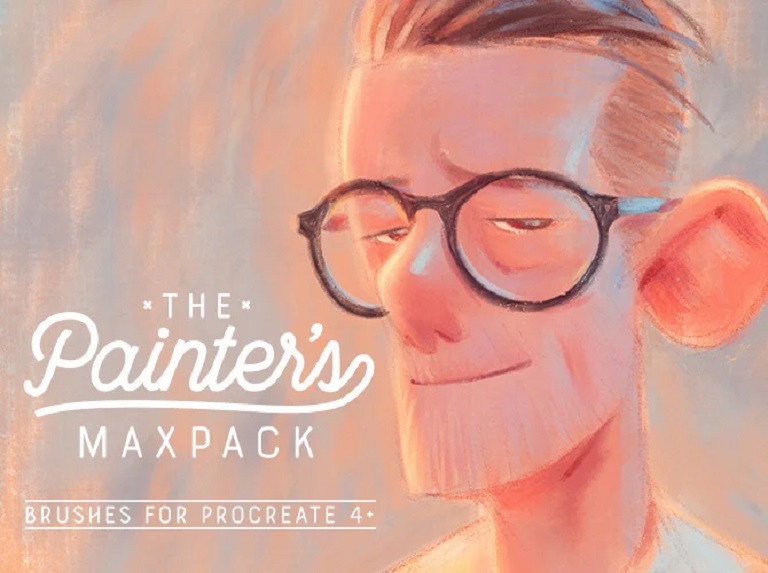 MaxPack上漆涂画笔刷组