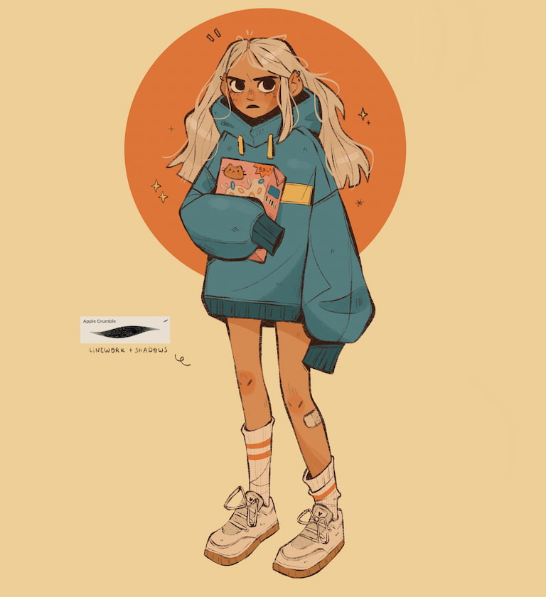 Procreate宇宙曲奇笔刷