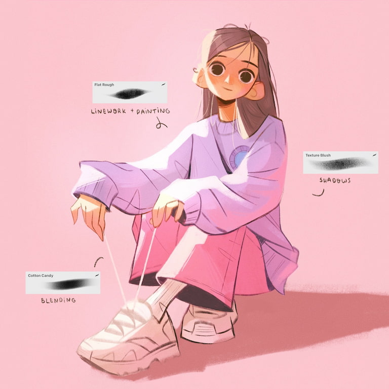Procreate宇宙曲奇笔刷